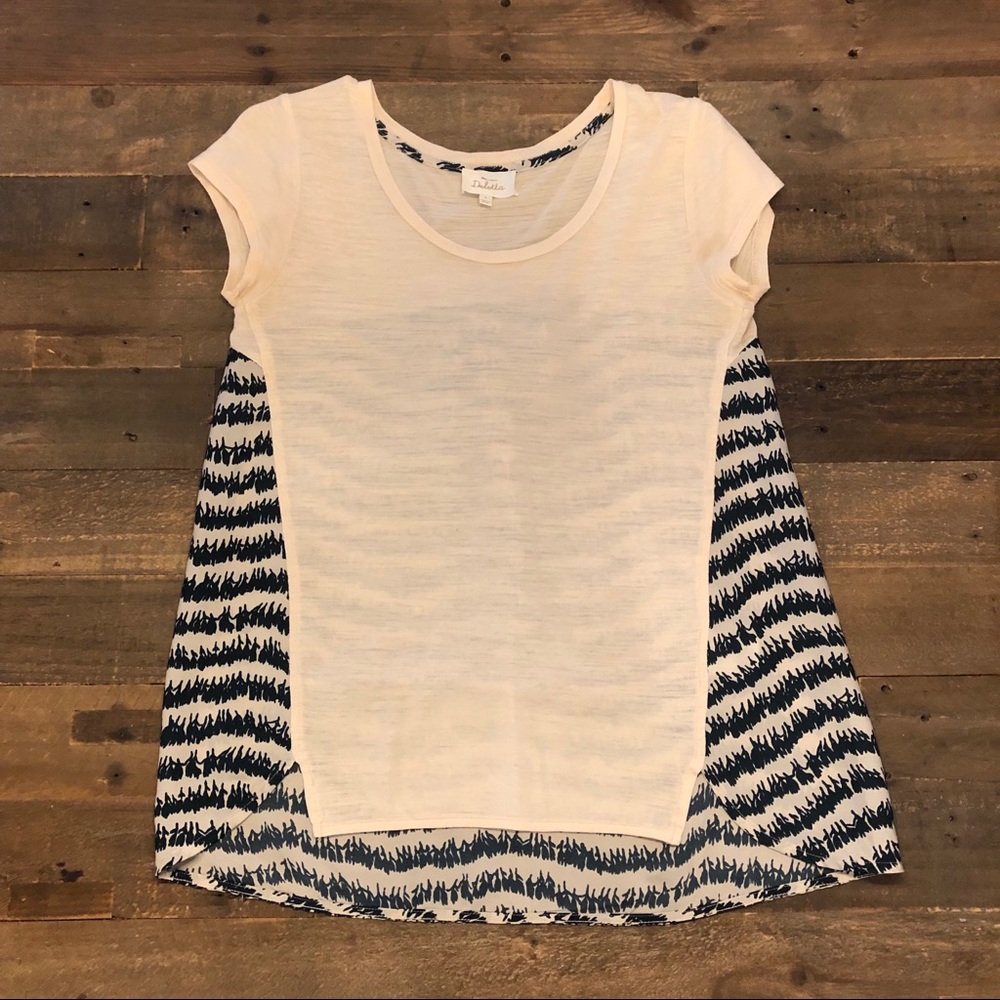 Anthropologie Deletta swing back t-shirt